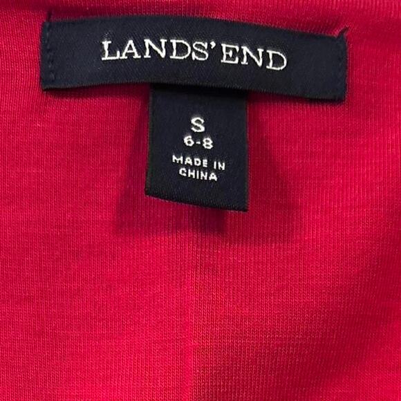 Red lands end dress reddress - Picture 2 of 4